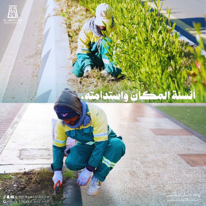 Ongoing Works to Improve the Urban Landscape in Al-Baha